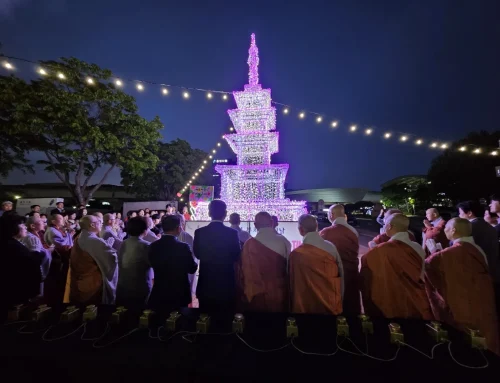 용인시청 석가탑 설치