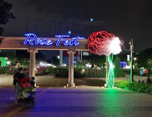 올림픽공원 장미축제 경관조명